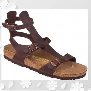 RARE Birkenstock Chania Gladiator Brown Sandal 40